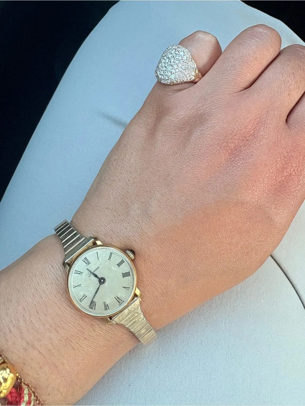 Classic Women's Gold-Tone Wristwatch